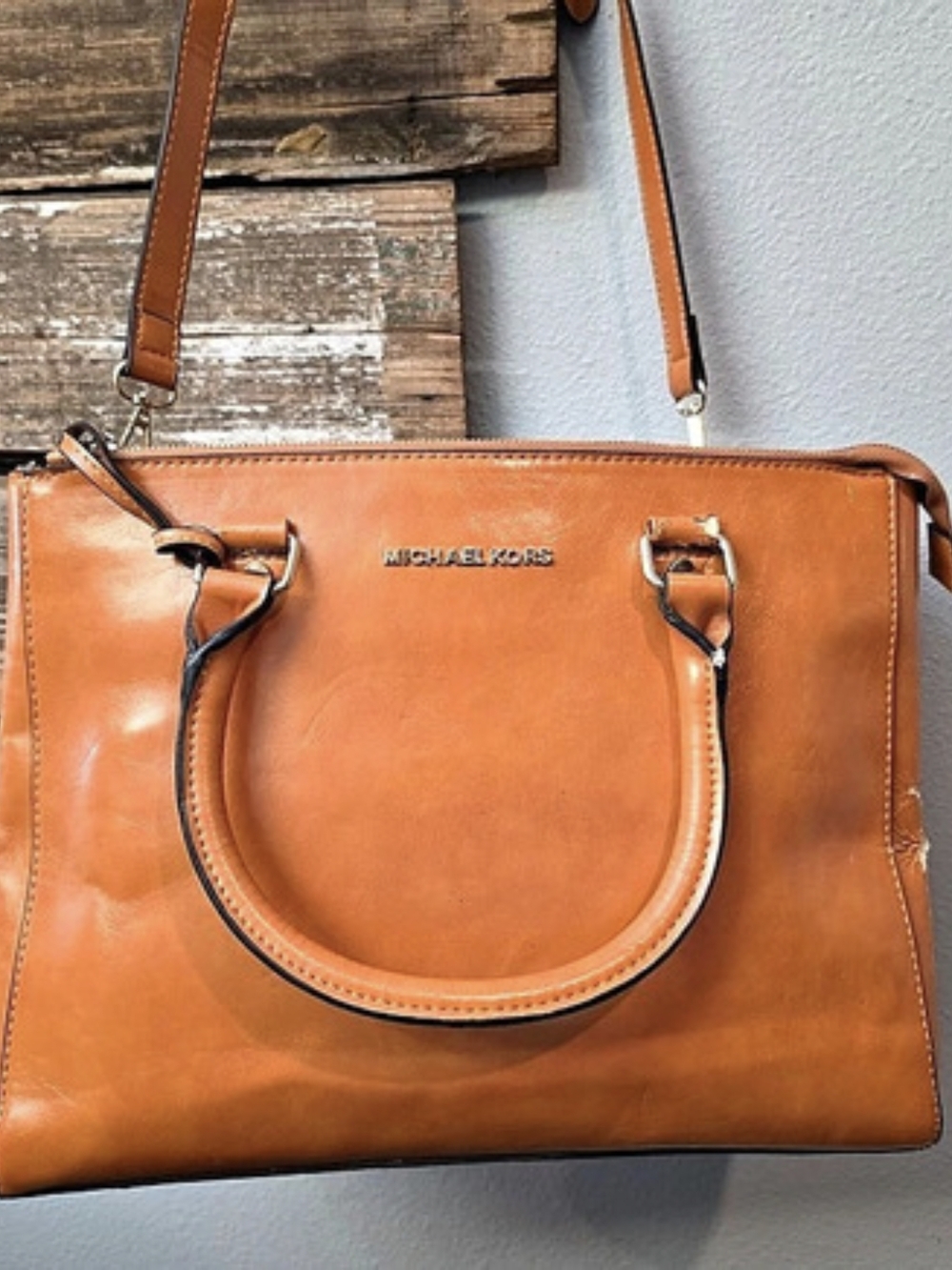 Michael Kors REHAB Brown Satchel FAIR
